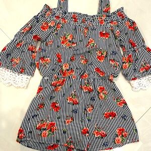 Smocked girls jumper